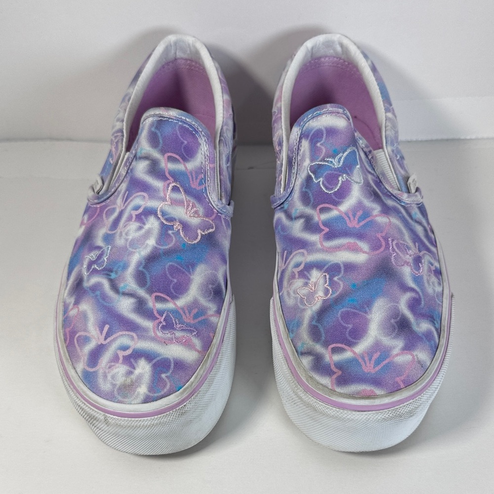 Vans Classic Slip-On Stack Form Butterfly Dreams Dreamy Psychedelic Women’s 9.5 - Picture 3 of 9